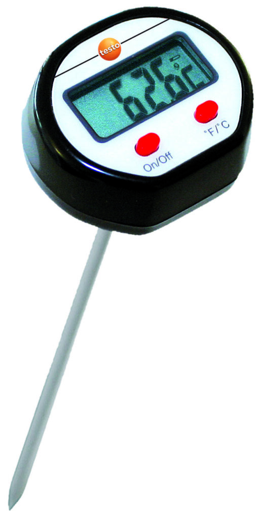Einstechthermometer und Oberflächenthermometer von testo