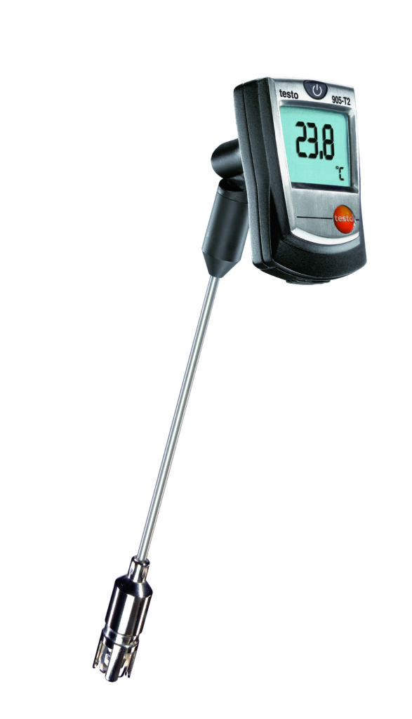 Einstechthermometer und Oberflächenthermometer von testo