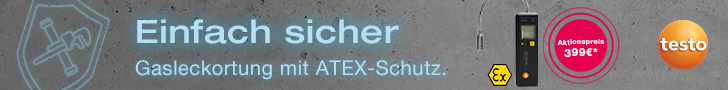 testo 316-EX, dass Gaslecksuchgerät für mehr Sicherheit als Aktionsangebot vom 15.4. bis 31.8.2025